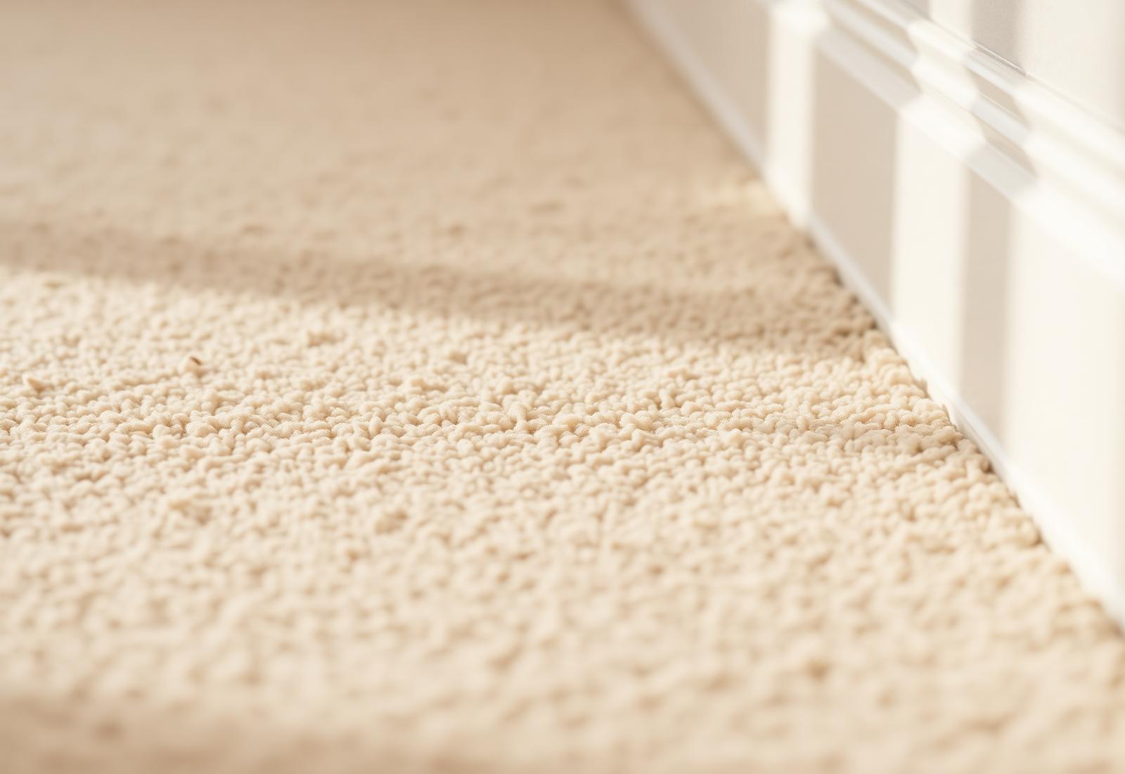 Alfombra recién limpiada en un interior elegante